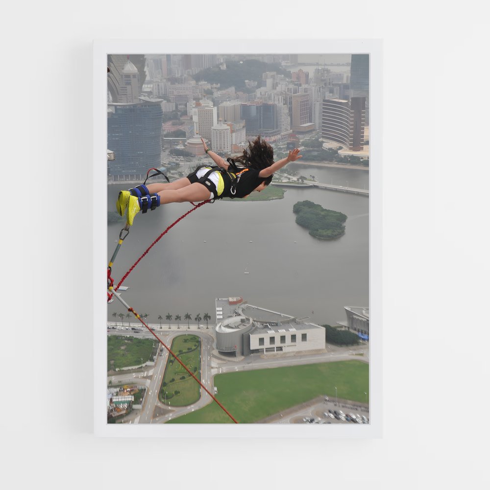 Poster Macau tower – affiche Saut à l’élastique (vue 3)